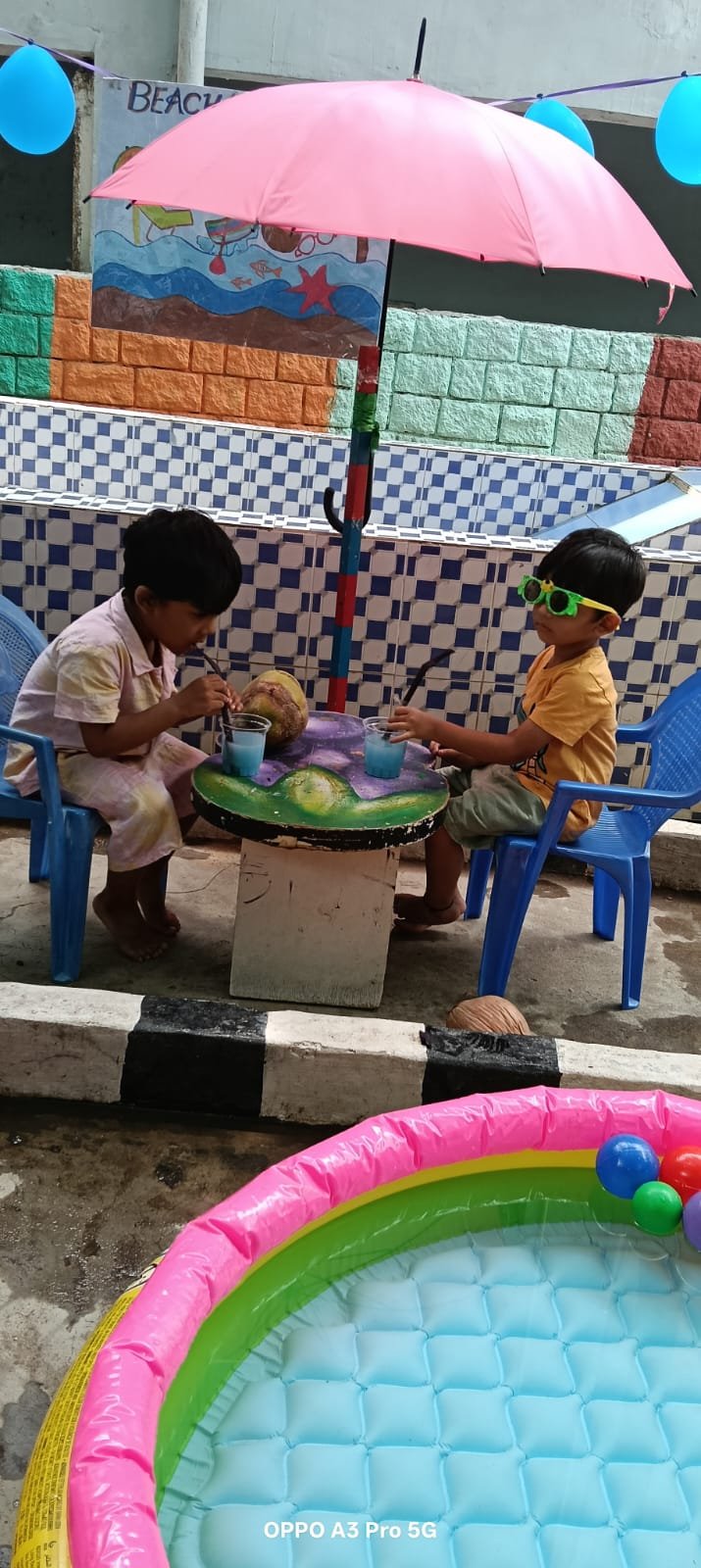 Beach Party Activity at Kidz r kidz play school